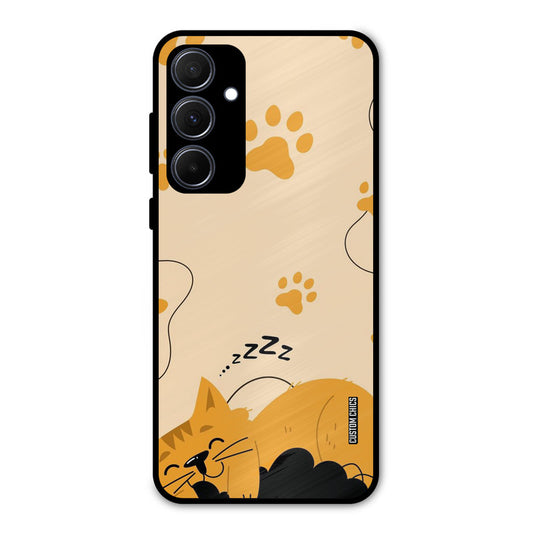 Yellow Paws Samsung Galaxy A35 5G Mobile Back Cover - Cute PrintShield Case