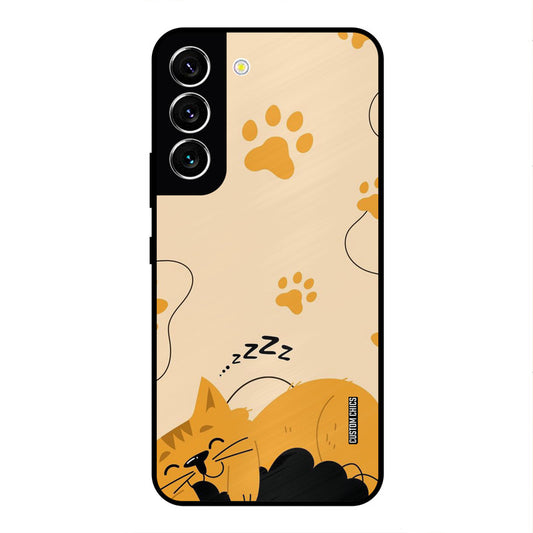 Yellow Paws Samsung Galaxy S22 Mobile Back Cover - Cute PrintShield Case