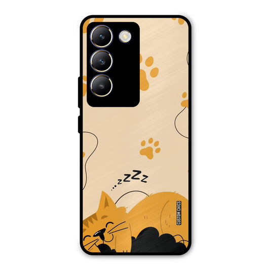 Yellow Paws Vivo Y200e Mobile Back Cover - Cute PrintShield Case