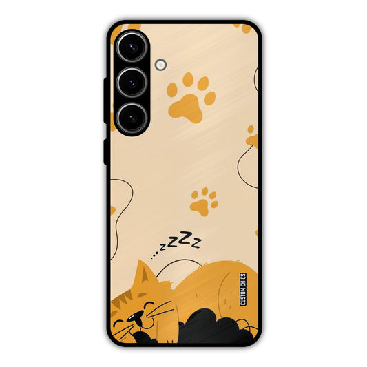 Yellow Paws Samsung Galaxy S24 Plus Mobile Back Cover - Cute PrintShield Case