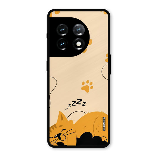 Yellow Paws OnePlus 11 Mobile Back Cover - Cute PrintShield Case