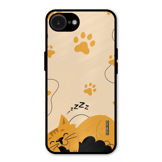 Yellow Paws iPhone 16e Mobile Back Cover - Cute PrintShield Case