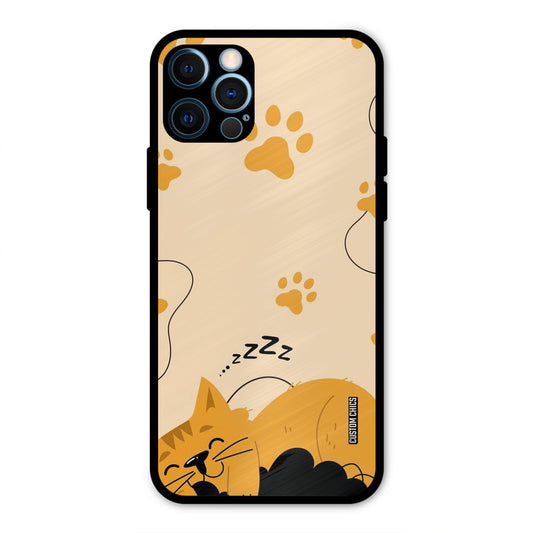 Yellow Paws iPhone 12 Pro Max Mobile Back Cover - Cute PrintShield Case