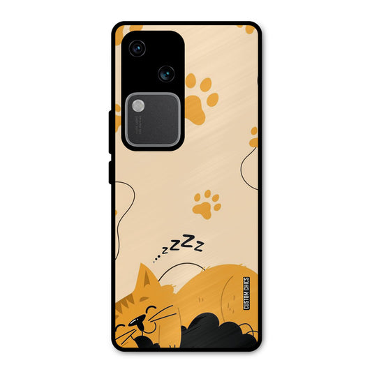Yellow Paws Vivo V30 Mobile Back Cover - Cute PrintShield Case