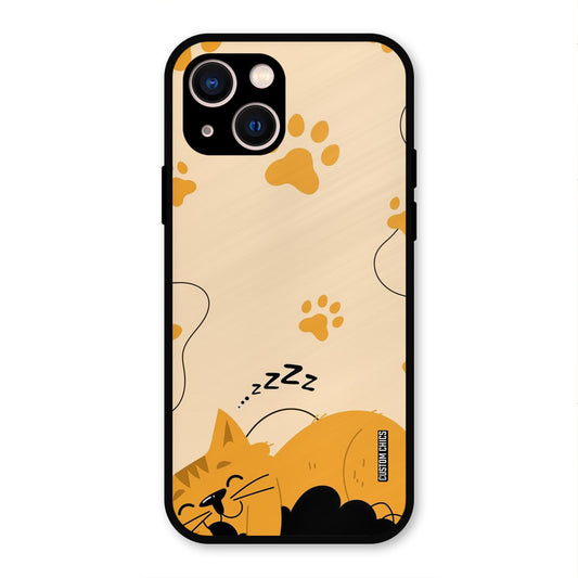 Yellow Paws iPhone 13 Mobile Back Cover - Cute PrintShield Case