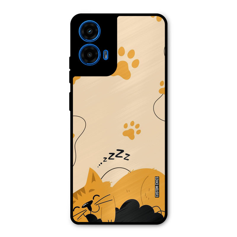 Yellow Paws Moto G45 Mobile Back Cover - Cute PrintShield Case