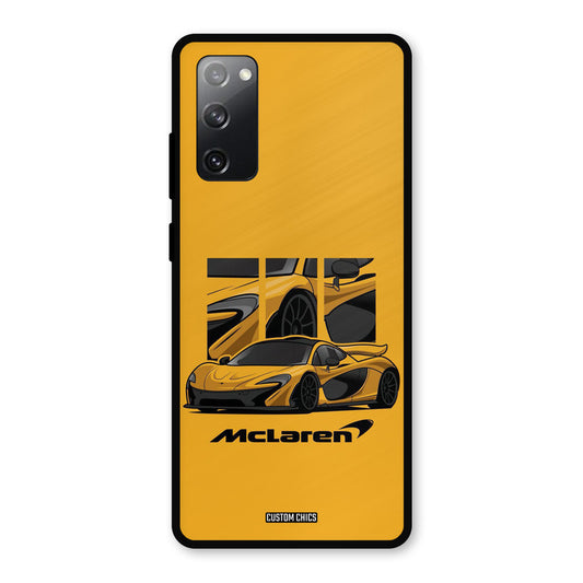 Yellow Super Sportscar Samsung Galaxy S20 FE Mobile Back Cover - Car&Bike PrintShield Case