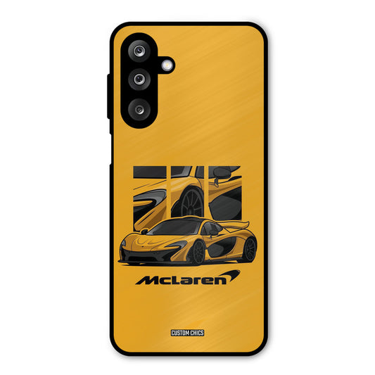 Yellow Super Sportscar Samsung Galaxy M36 Mobile Back Cover - Car&Bike PrintShield Case