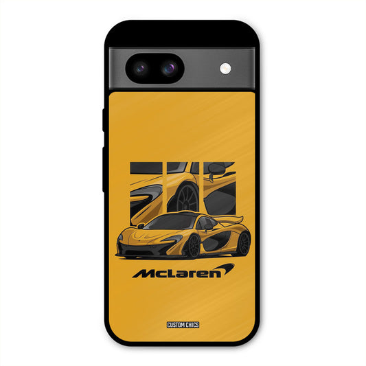 Yellow Super Sportscar Google Pixel 8a Mobile Back Cover - Car&Bike PrintShield Case