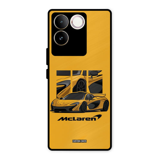 Yellow Super Sportscar Vivo T2 Pro Mobile Back Cover - Car&Bike PrintShield Case