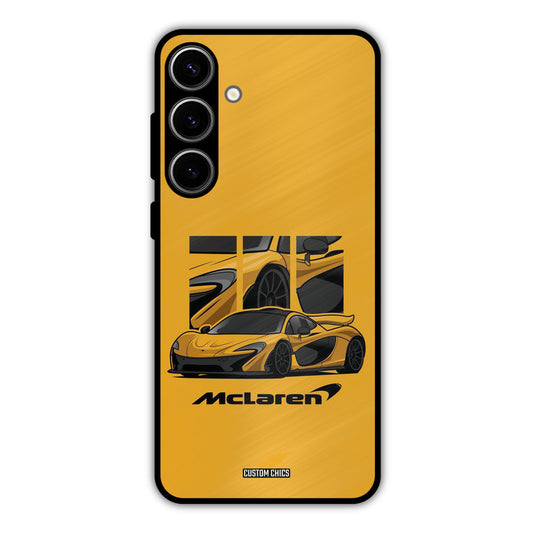 Yellow Super Sportscar Samsung Galaxy S24 Plus Mobile Back Cover - Car&Bike PrintShield Case