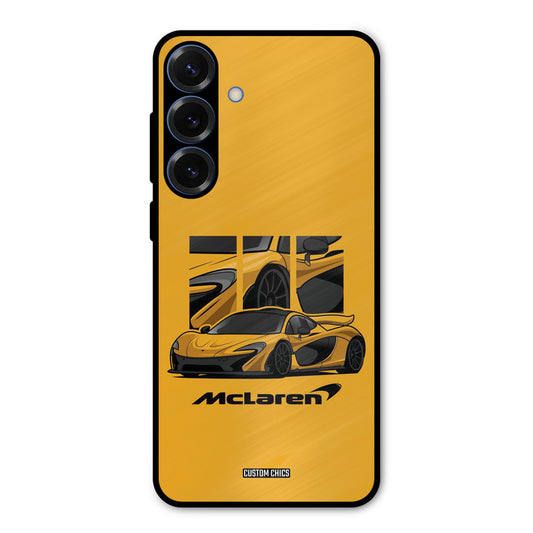 Yellow Super Sportscar Samsung Galaxy S25 Mobile Back Cover - Car&Bike PrintShield Case