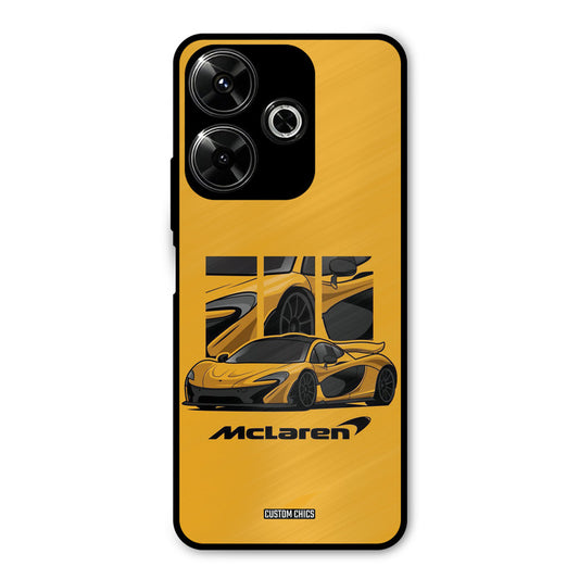 Yellow Super Sportscar Redmi 13 5G Mobile Back Cover - Car&Bike PrintShield Case
