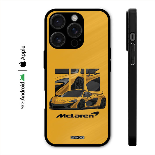 Yellow Super Sportscar Case – Premium PrintShield Mobile Cover