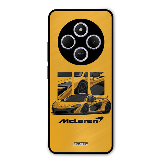 Yellow Super Sportscar Redmi 14c Mobile Back Cover - Car&Bike PrintShield Case