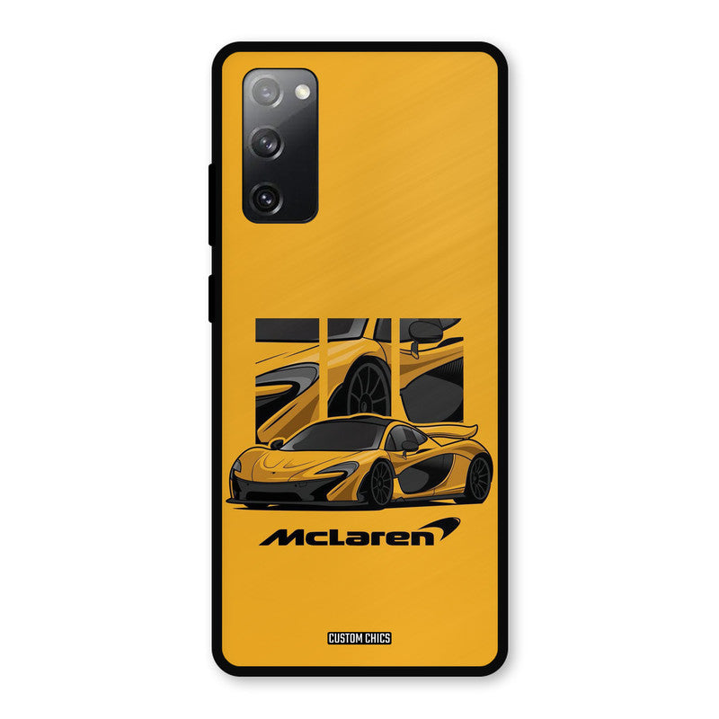 Yellow Super Sportscar Samsung Galaxy S20 FE 5G Mobile Back Cover - Car&Bike PrintShield Case