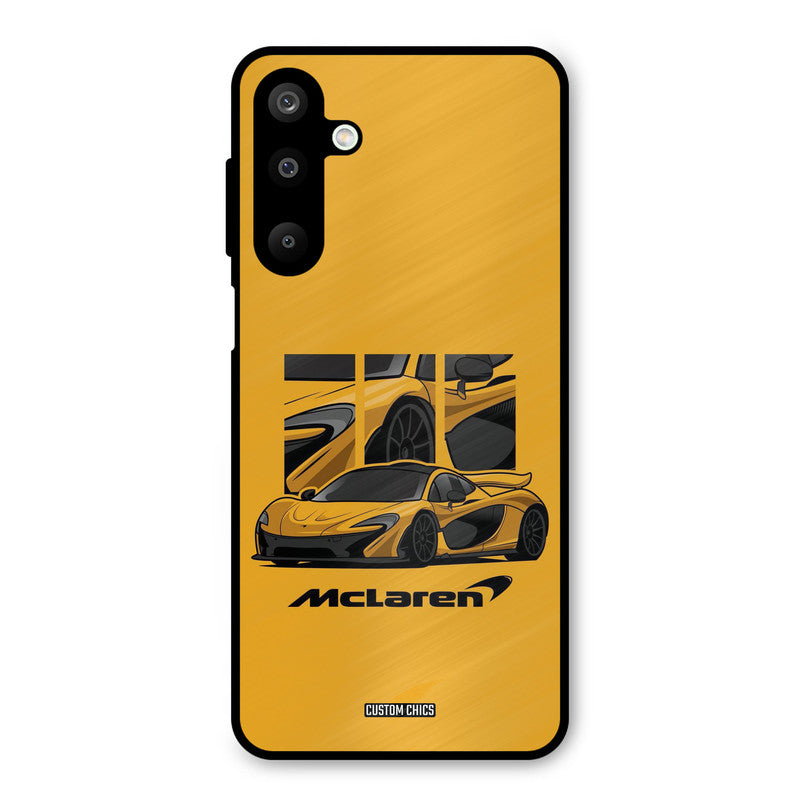 Yellow Super Sportscar Samsung Galaxy M16 Mobile Back Cover - Car&Bike PrintShield Case