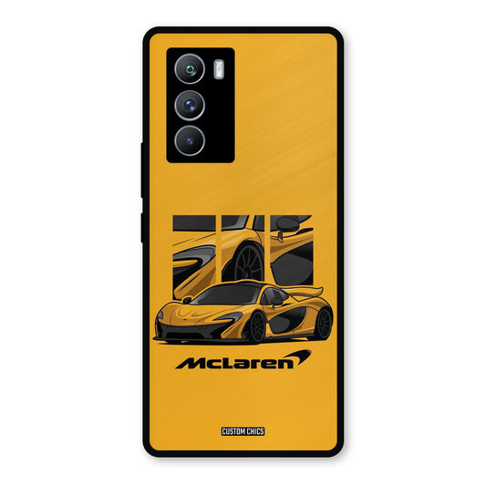Yellow Super Sportscar iQOO 9SE Mobile Back Cover - Car&Bike PrintShield Case