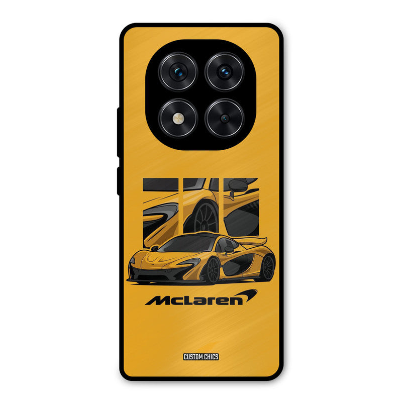 Yellow Super Sportscar Redmi Note 14 Pro Mobile Back Cover - Car&Bike PrintShield Case