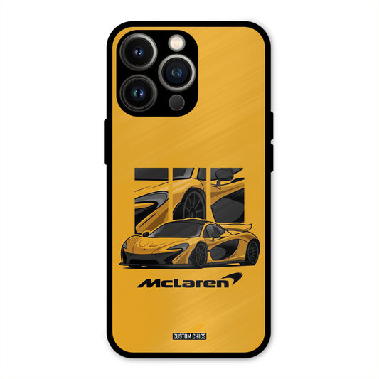 Yellow Super Sportscar iPhone 13 Pro Mobile Back Cover - Car&Bike PrintShield Case