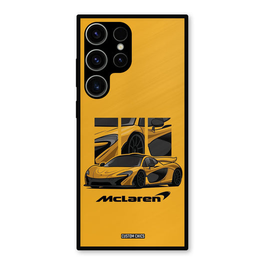 Yellow Super Sportscar Samsung Galaxy S23 Ultra Mobile Back Cover - Car&Bike PrintShield Case