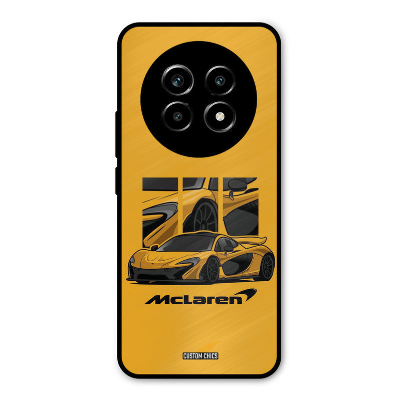 Yellow Super Sportscar Realme 14 Pro lite Mobile Back Cover - Car&Bike PrintShield Case
