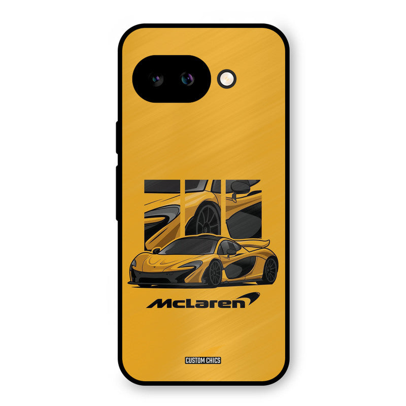 Yellow Super Sportscar Google Pixel 9A Mobile Back Cover - Car&Bike PrintShield Case