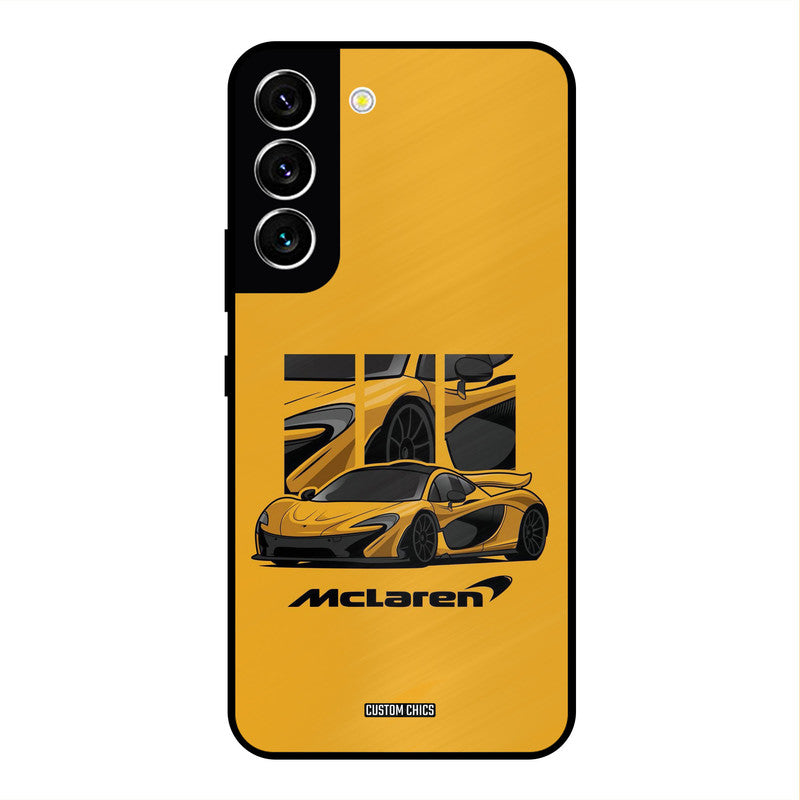 Yellow Super Sportscar Samsung Galaxy S22 Mobile Back Cover - Car&Bike PrintShield Case