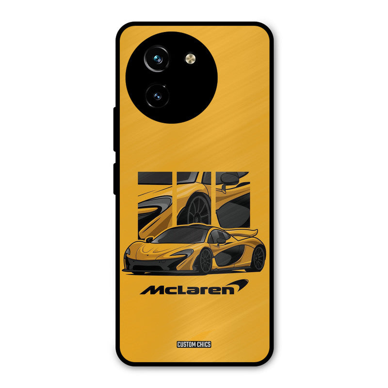 Yellow Super Sportscar Vivo Y200i Mobile Back Cover - Car&Bike PrintShield Case