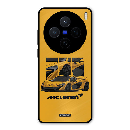 Yellow Super Sportscar Vivo X200 Mobile Back Cover - Car&Bike PrintShield Case