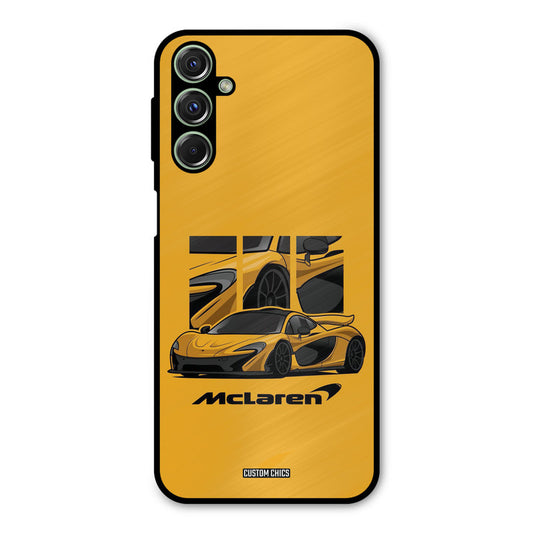 Yellow Super Sportscar Samsung Galaxy M34 Mobile Back Cover - Car&Bike PrintShield Case