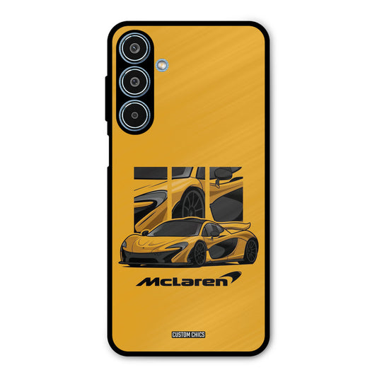 Yellow Super Sportscar Samsung Galaxy M35 5G Mobile Back Cover - Car&Bike PrintShield Case