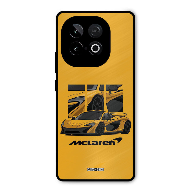 Yellow Super Sportscar iQOO Neo 10 Mobile Back Cover - Car&Bike PrintShield Case
