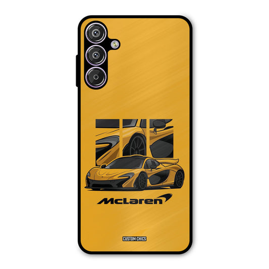 Yellow Super Sportscar Samsung Galaxy F15 Mobile Back Cover - Car&Bike PrintShield Case