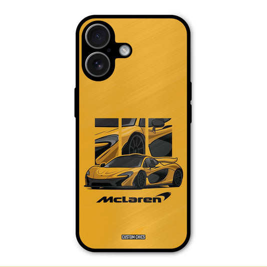 Yellow Super Sportscar iPhone 17 Mobile Back Cover - Car&Bike PrintShield Case