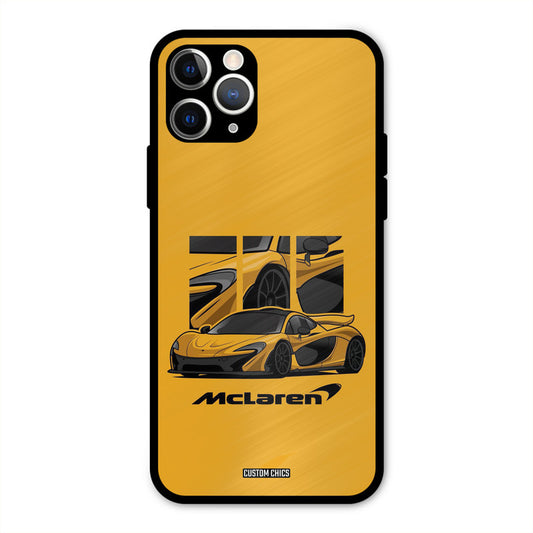 Yellow Super Sportscar iPhone 11 Pro Mobile Back Cover - Car&Bike PrintShield Case