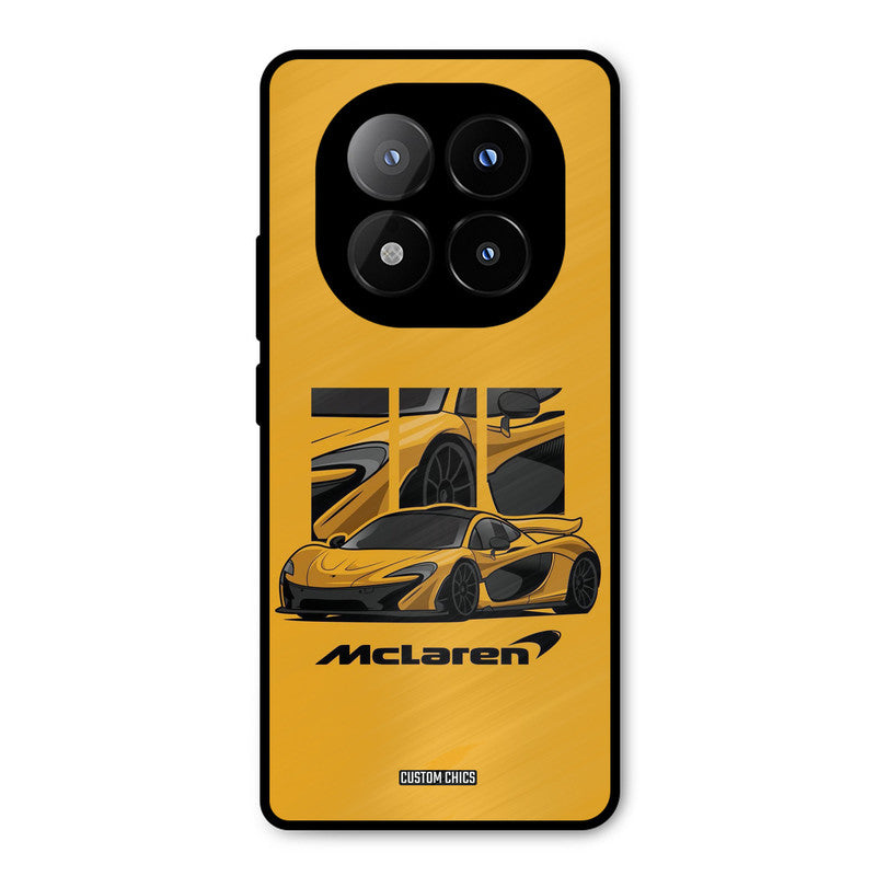 Yellow Super Sportscar Redmi Note 14 Pro Plus 5G Mobile Back Cover - Car&Bike PrintShield Case