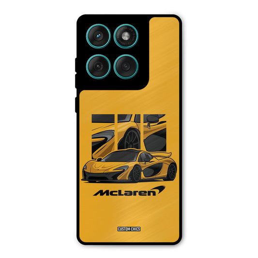 Yellow Super Sportscar Motorola Edge 60 Mobile Back Cover - Car&Bike PrintShield Case