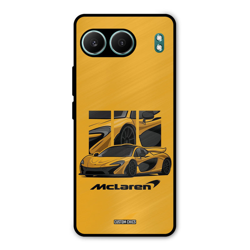 Yellow Super Sportscar OnePlus Nord 4 Mobile Back Cover - Car&Bike PrintShield Case