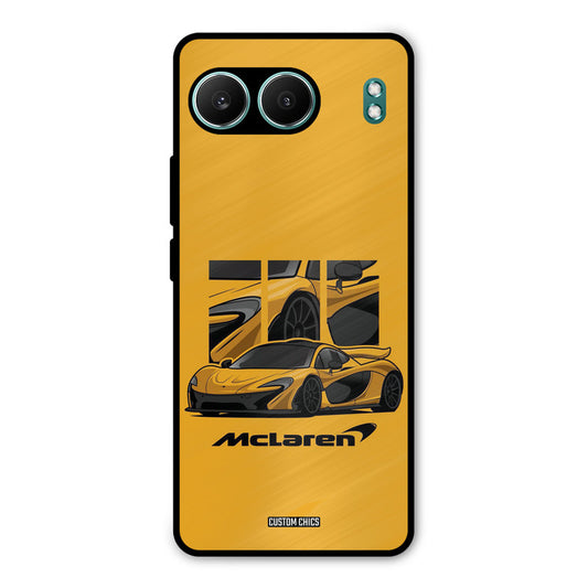 Yellow Super Sportscar OnePlus Nord 4 Mobile Back Cover - Car&Bike PrintShield Case