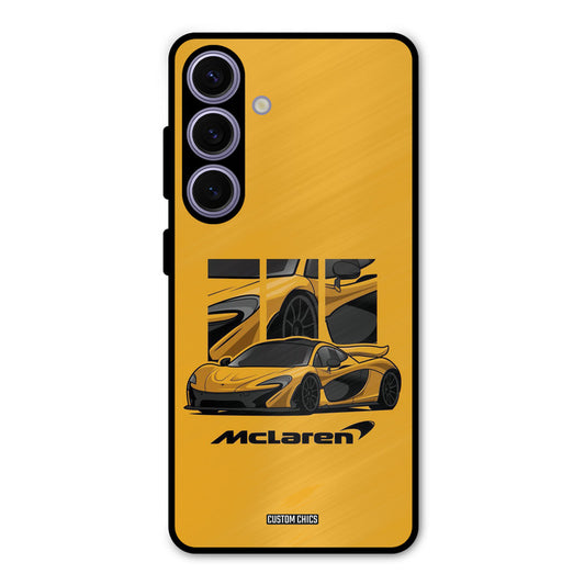 Yellow Super Sportscar Samsung Galaxy S24 Mobile Back Cover - Car&Bike PrintShield Case