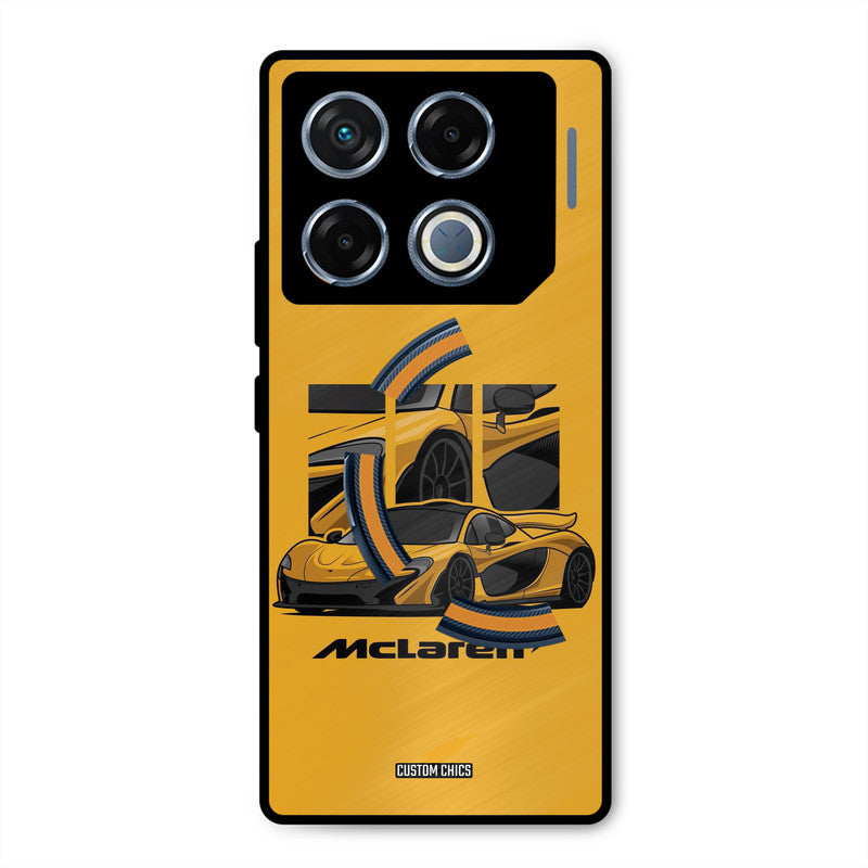 Yellow Super Sportscar Infinix GT 20 Pro Mobile Back Cover - Car&Bike PrintShield Case