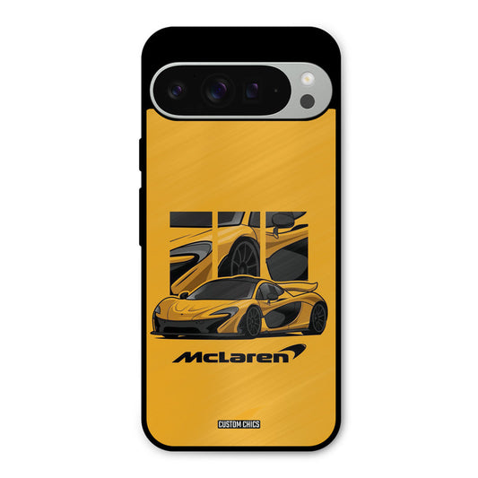 Yellow Super Sportscar Google Pixel 9 Pro XL Mobile Back Cover - Car&Bike PrintShield Case