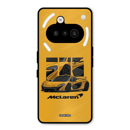 Yellow Super Sportscar Nothing Phone 3A Mobile Back Cover - Car&Bike PrintShield Case