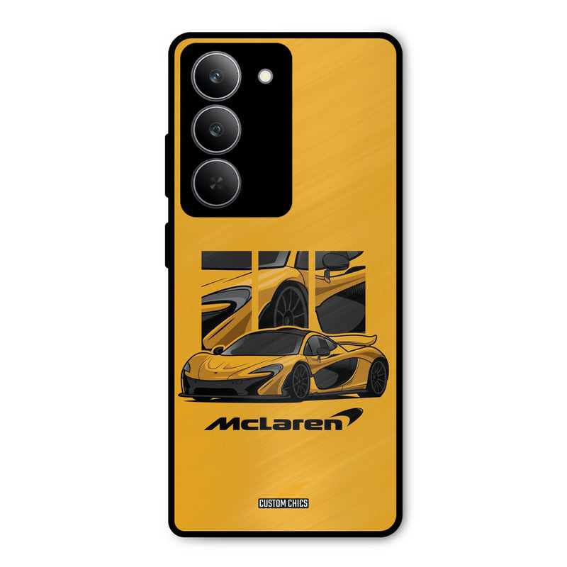 Yellow Super Sportscar Realme 14x Mobile Back Cover - Car&Bike PrintShield Case