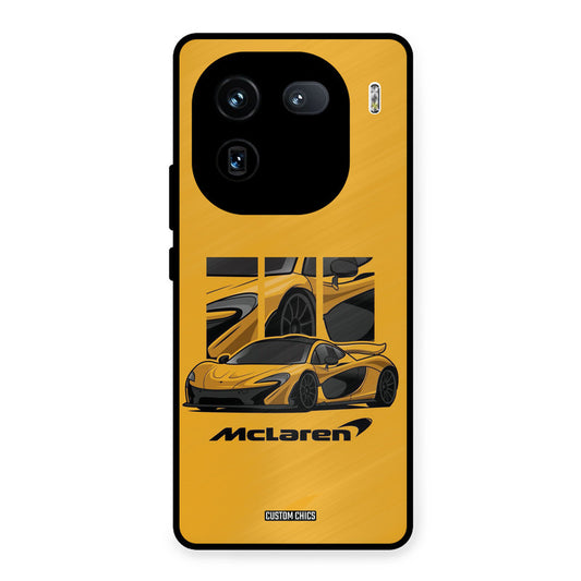 Yellow Super Sportscar iQOO 12 Mobile Back Cover - Car&Bike PrintShield Case