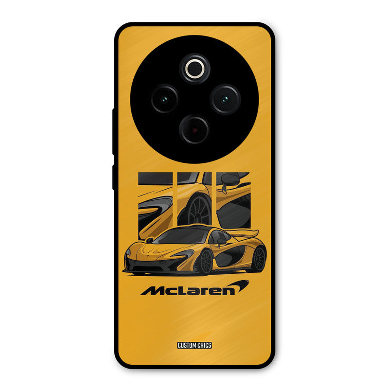 Yellow Super Sportscar iQoo Z10 Mobile Back Cover - Car&Bike PrintShield Case