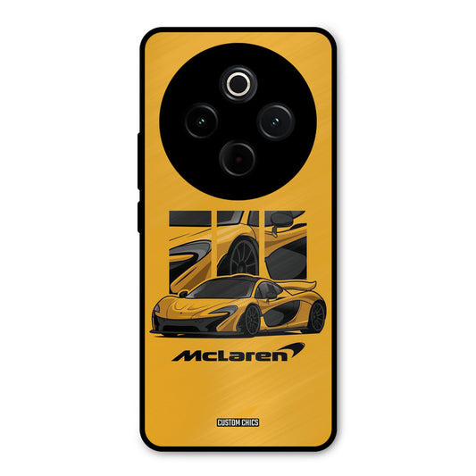 Yellow Super Sportscar iQoo Z10 Mobile Back Cover - Car&Bike PrintShield Case