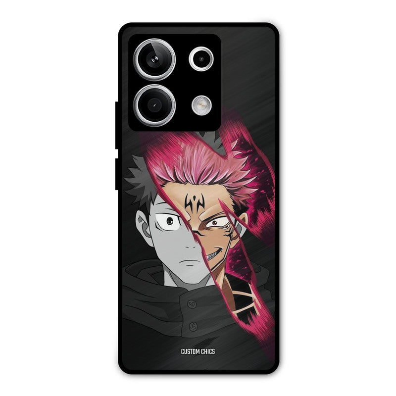 Yuzi Plus Sukuna Redmi Note 13 5G Mobile Back Cover - Anime PrintShield Case