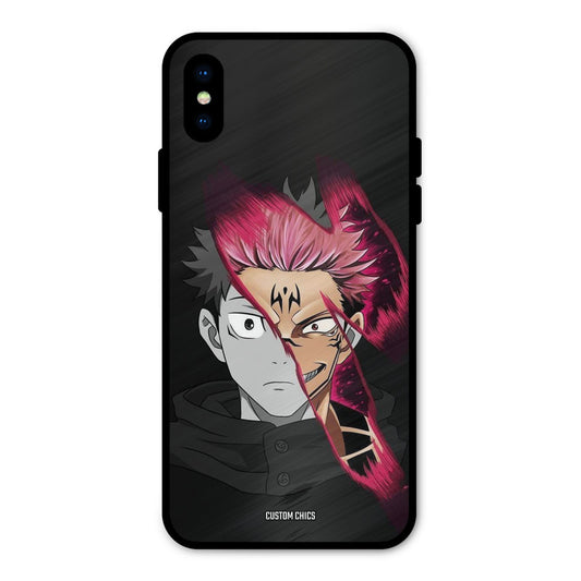 Yuzi Plus Sukuna iPhone XS Mobile Back Cover - Anime PrintShield Case